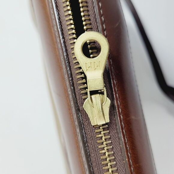 Vintage Dooney Bourke Crossbody Purse Shoulder Bag Pocket Book Leather USA - Picture 7 of 16